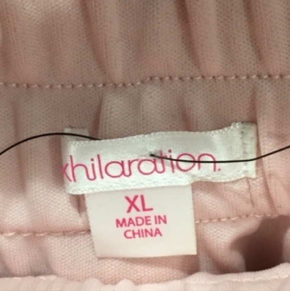 Xhilaration ruffled mesh pale pink and ivory mini skirt xlarge - Picture 3 of 3